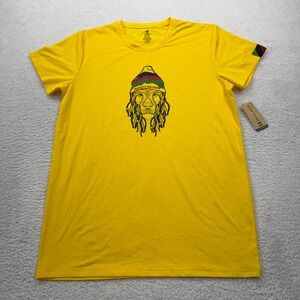 Body Glove Dri-Motion T-Shirt Mens Large Yellow Lion Graphic Tee New NWT